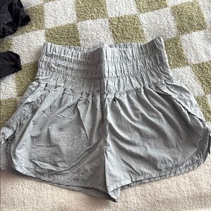 Women's Athletic Shorts in Light Gray